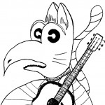 Catbird w/ Guitar Catbird w/ Guitar by Todd Remley