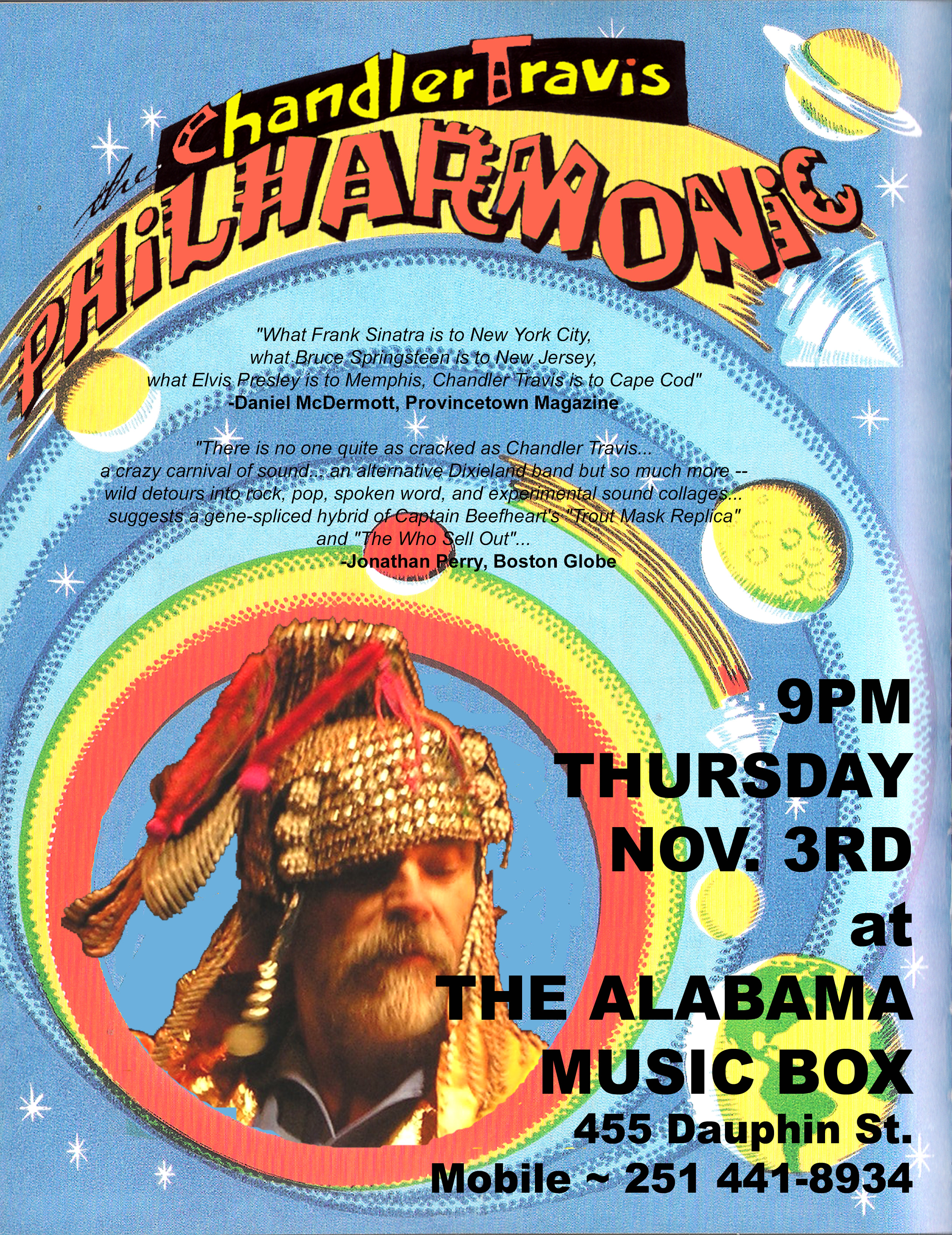 Chandler Travis Philharmonic The Alabama Music Box in Mobile, AL